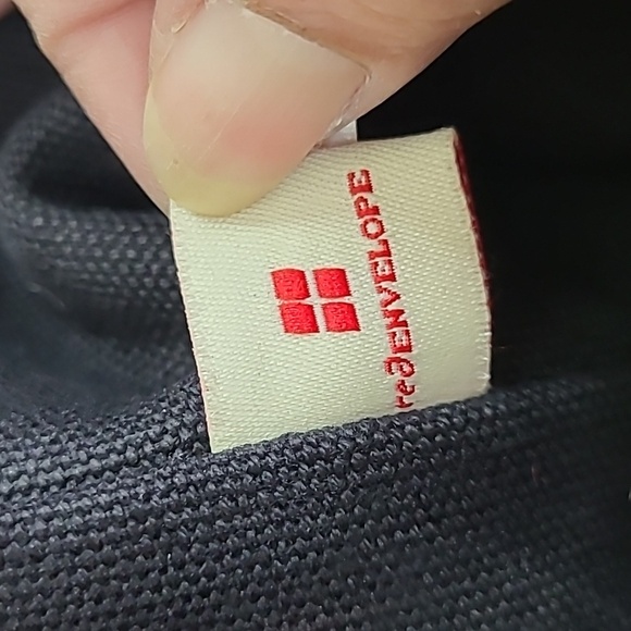 RED ENVELOPE - Black Canvas Three Photo Large Tote Bag - Picture 5 of 8